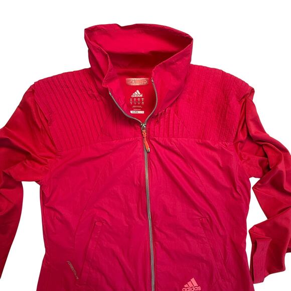 Adidas Adizero Climalite Lightweight Running Jacket Women’s Size M Bright Pink - Picture 3 of 14